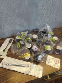 بكج كامل • اكريليك • اظافر ذهبية