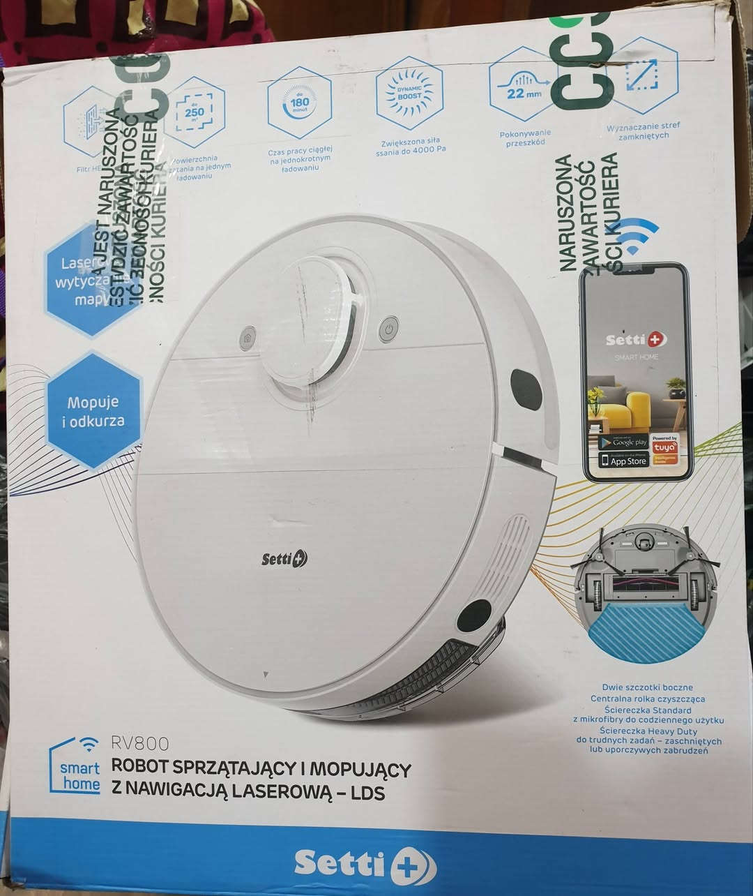 مكنسه روبوت ناطق سمارت  ...كنس ومسح ناطق كامل شغال مستعمل نظيف .....ب  ٨٠ مع التوصيل


**إذا كنت صاحب هذا الإعلان وتريد حذفه لأي سبب، رجاءا أرسل رسالة إلى الدعم الفني**