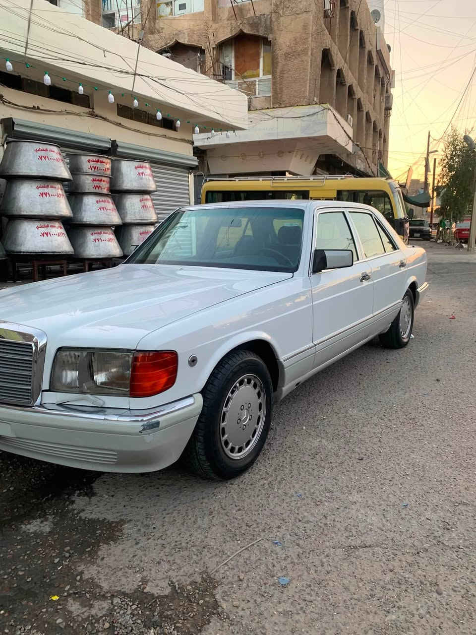 السلام عليكم 300se موديل 1990
رقم بغداد بدون حادث قواعد دبل بلاد مكينه سته عنكبوت تبريد شغال ثلج ❄️ كراسي كهرباء داخل حبري مخمل مكان بغداد الكرخ 
***********
