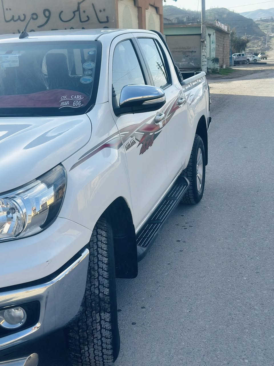 تۆیۆتا هایلۆکس مەرزیە 2016 دەبل ئەکسل سفری شەریکەی سەید نەهرۆ دوو دەستە لەشەریکەوە 148km عەقیقی رۆشتوە بەناوی خۆمەتا 2027 رەقەم سلێمانی ئەشیای بیلادی لەگەلە سێ سویجە فول مواسەفاتە سعودی گێر عادیە ناوفۆرمیکە ڤۆلیۆم شاشە ئایپات کامیرە تەبریت مەرکەزیە حەساسە نیزام eco یە دەحامی نیکلە یەدە نیکلە ئاوێنە ئەوتۆیە چوار پستۆنە دەحامی بۆ دەحامی بەشەرت گێر مەکینە ئەکسل نەکراوەتەوە گشت گیانی بەشەرت  
بۆیاخی / نیە 
تعدیل/ یەک کەمی هەیە 
تەزرە / نیە 
جەمپی / نیە   
ژمارەی موبایل:***********
