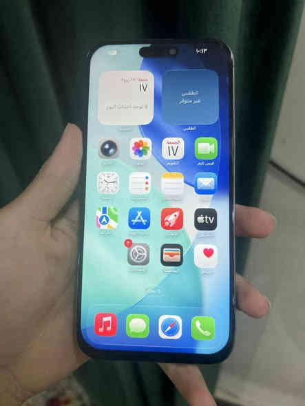 16 برو ماكس للبيع
ذاكرة 256 
بطارية 98 مشحون (216) فقط
مبدل(شاشة وكامرة وظهر)فيس ايدي واكف والصوت واكف+الدكمة مال كامرة مبدلة وشغالة 
الباقي كلة شغال 
لون صحراوي 
السعر:575 وبي مجال حك الجية 
العنوان: بغداد:مصفى الدورة 
للاتصال:***********
