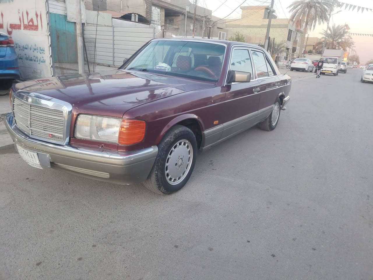 السلام عليكم
مرسيديس رئاسي 1991
تبريد ثلج
كشنات كهرباء
سلايت
كير ومكينه بطه 2500
تراي وين ميعجبك
رقم صلاح الدين مشروع وطني

السعر 57ورقه بيع او مراوس بدب 
مكاني بغداد ***********
