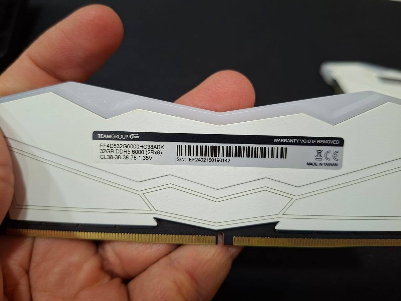 السلام عليكم
TFORCE 64 g
DDR 5
2×32
السعر 800
مستخدمات اقل لشهر على لفحص تاخذهن
بغداد حي العامل مكاني
***********
