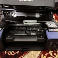 طابعه كانون G2411 نظافه فول مثل ما تشوف   مع هديه حبر كافه الألوان   ا...