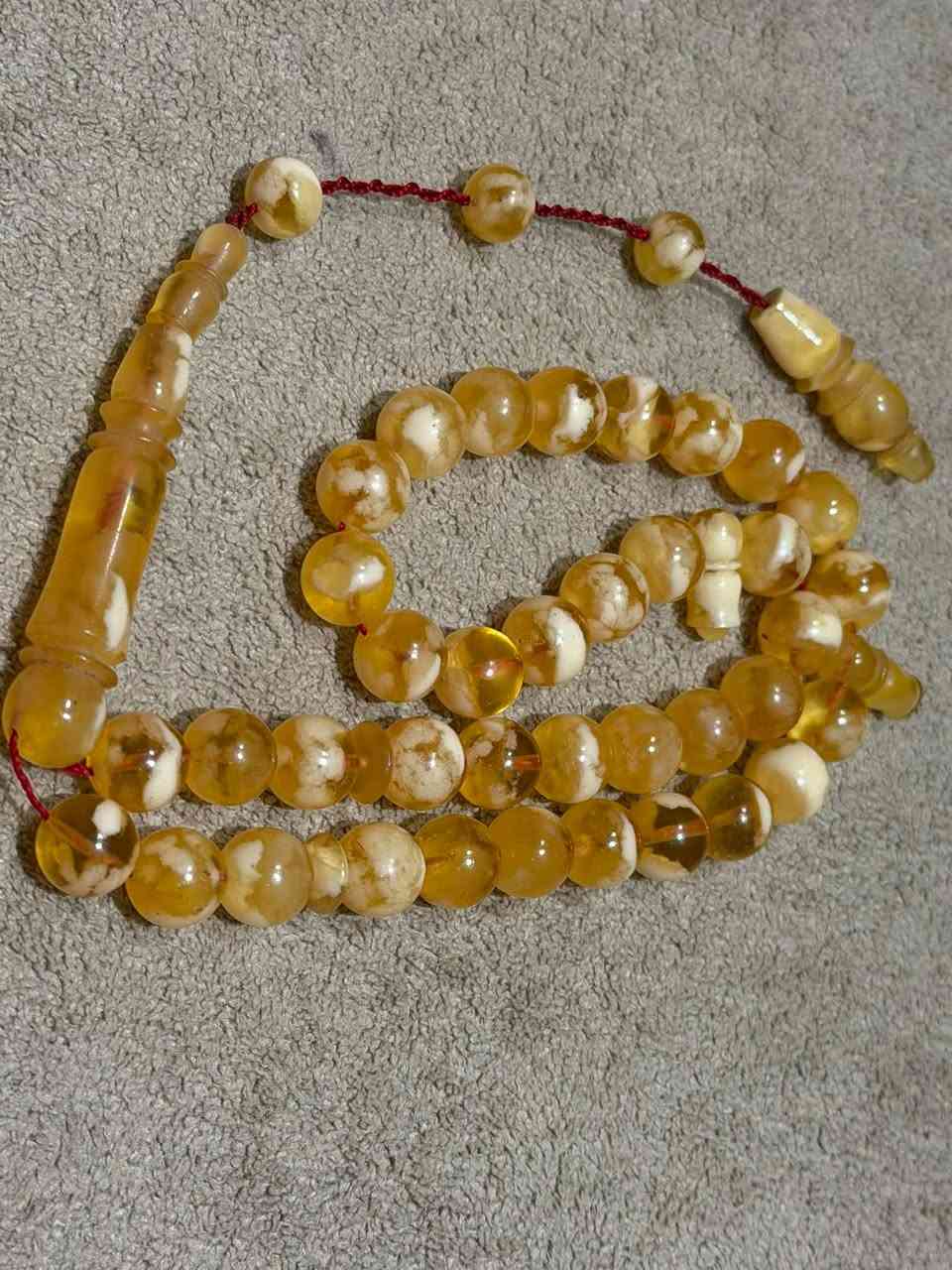 سلام عليكم
كهرب مسال (تمليكة ) الوزن ٣٠ غرام عدد الخرز ٣٧ مع بطاقة ضمان دبل فواصل لا يوجد توصيل محافظات فقط داخل النجف سعر الغرام 2500 دينار عراقي للتواصل على الرقم ***********
