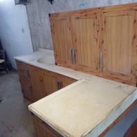 كاونتر المنيوم حرف L) كاونتر الطول مترين وربع (225) العرض متر وعشرين+ ...