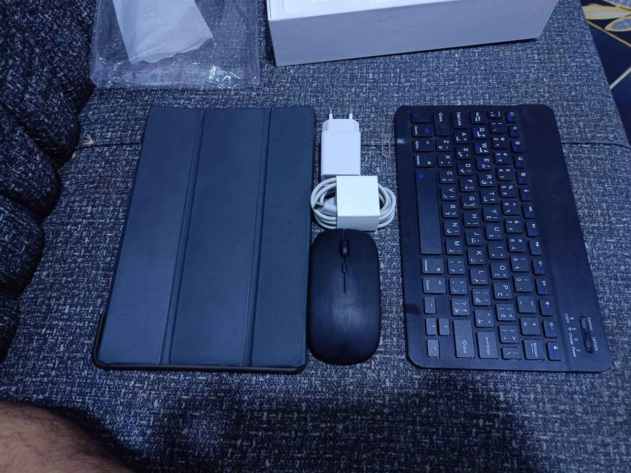 ايباد للدراسة
Tab 60 pro
ذاكرة 128 GB
رام 24 GB
بطارية 7700 ملي امبير
شاحنة 10 واط
يصير بي سيم كارد ورام
نظام أندرويد 15
ملحقاته: 
حافظة دفترية
كيبورد شحن تايب سي
ماوس لاسلكي
شاحنة 10 واط
السعر 140 الف وبي مجال حگ الجية
مكاني السماوة / مجمع الخير
رقم واتساب 
***********
