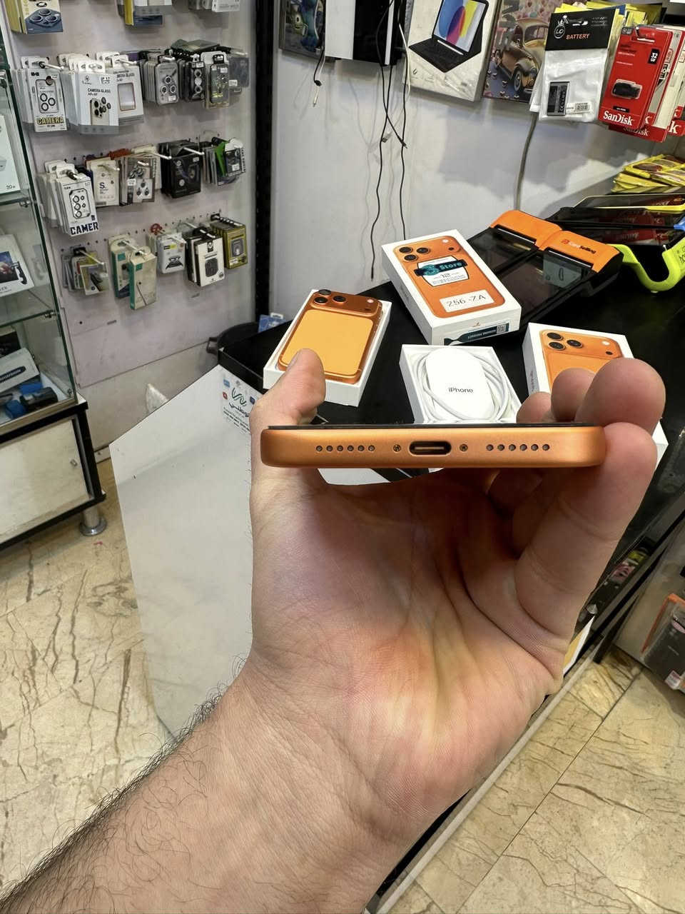 السلام عليكم
Iphone 17 pro max 256GB
Esim
نظافة ‎%‎
بطارية 100
مستعمل شهر واحد
مكفول من التصليح ومن أي خلل
باكيت وكيبل أصلي
السعر مليون و740
مكاني بغداد العامرية
***********
لا يوجد توصيل
