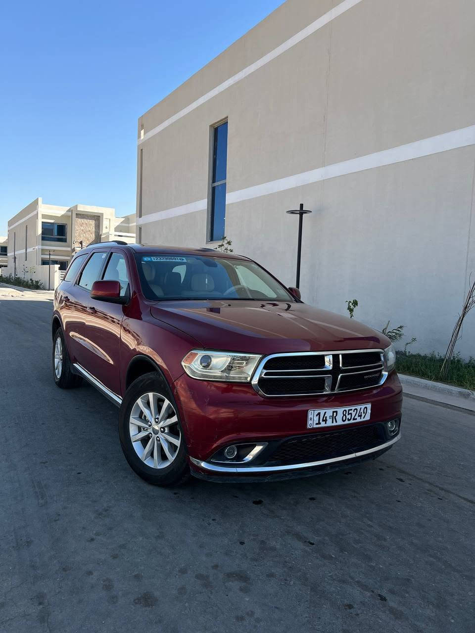 دوج دورنكو 2014 خليجي 
مواصفات SXT 3600
لون ماروني 
رقم بصره سنويه 2030
ماشيه 190كيلو
مبدل بنيد اصلي 
سعر 200
رقم *********** شط العرب, البصرة
