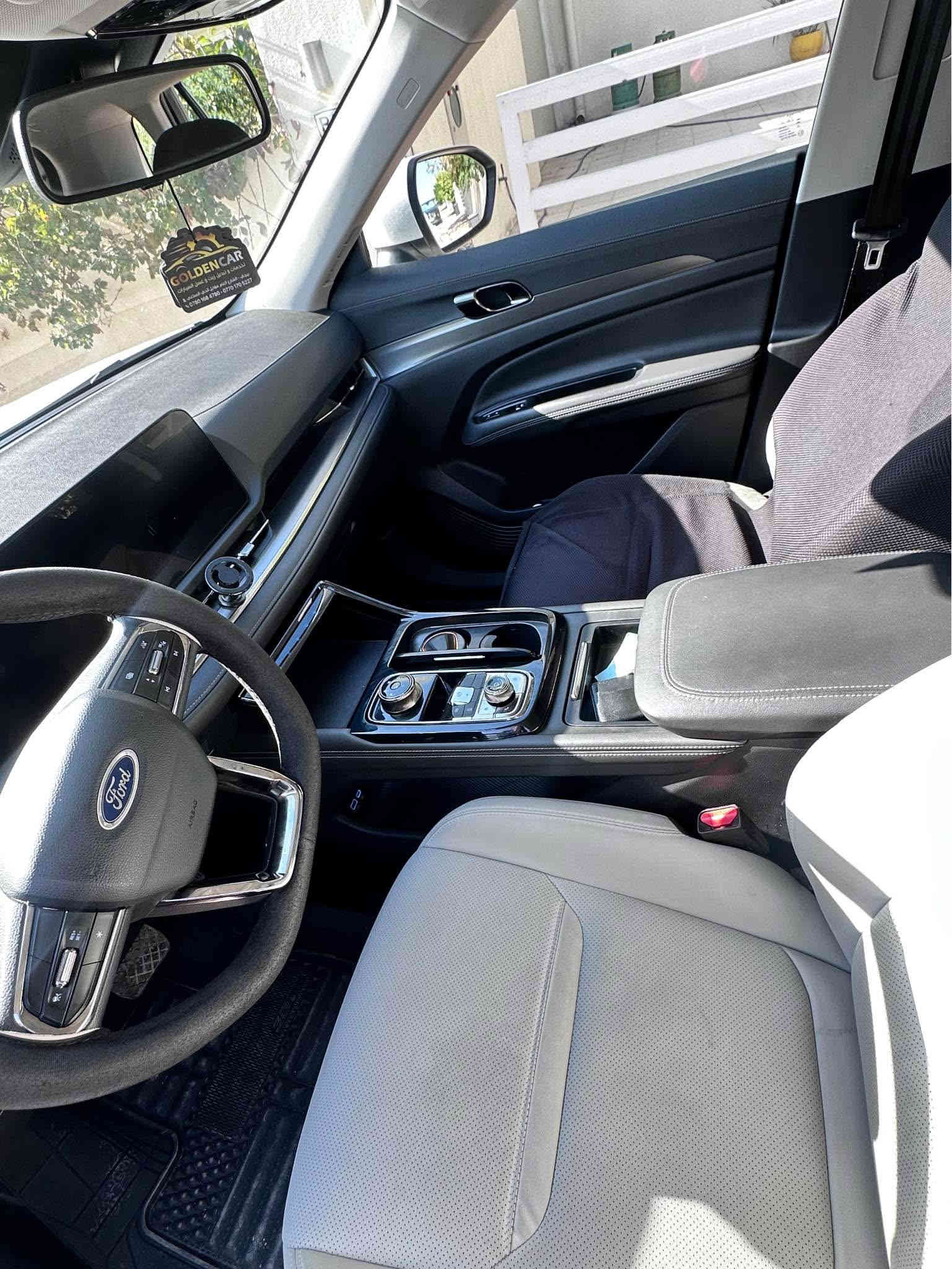 فورد تيريتوري فئة ترند2025 خليجي مكفول ضمان 5 سنوات القاصد
عداد 38 الف كم
السعر 225 💲
رقم:***********

المواصفات:

 ويل مقاس 19 انج
شاشة متصلة
رادارات ونقط عمياء 
اناره محيطيه داخليه 
 جام اوتو اربع بيبان
داخل جلد اسود_اوف وايت
حساسات امامي خلفي
اضاءة led كامله
دخول ذكي (تفتح عند الاقتراب وتغلق من تبتعد)
 وبعد بيها هواي مواصفات
صلاح الدين _تكريت _ اربيل بيجي
