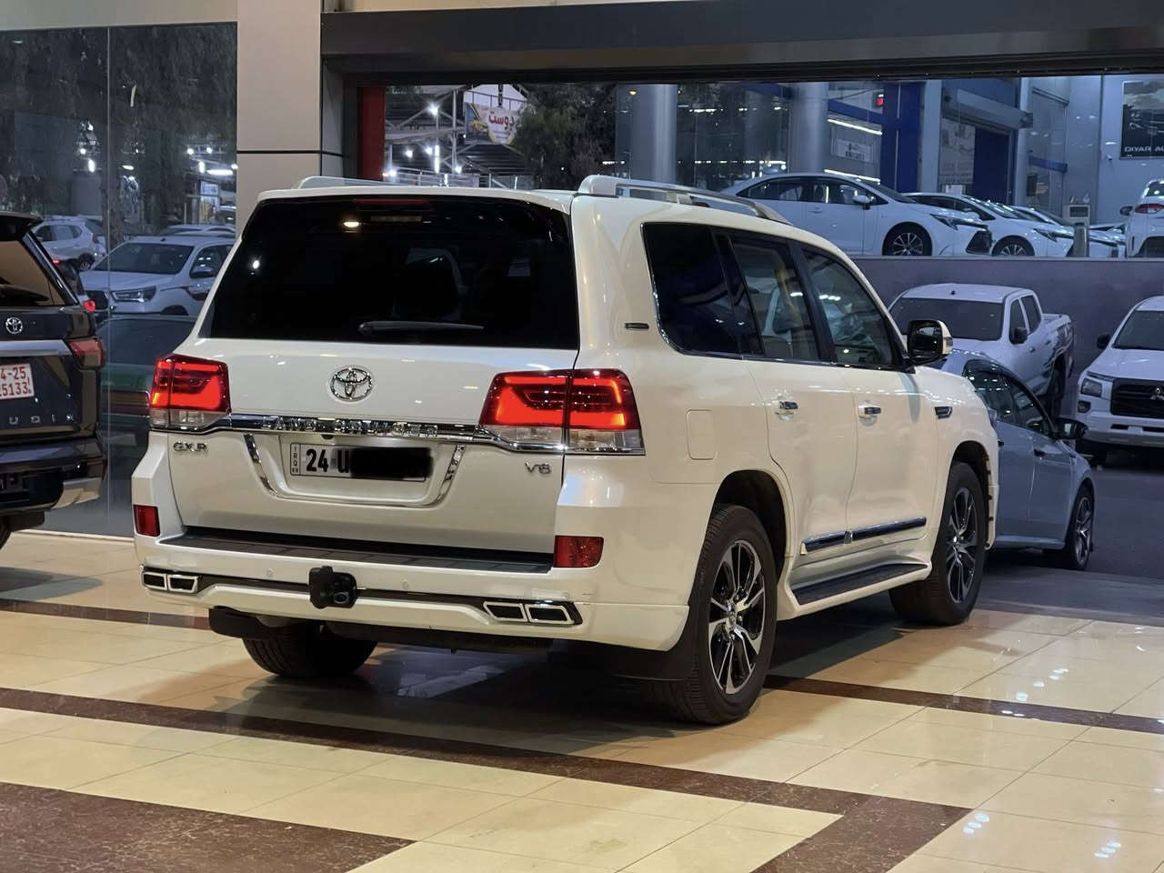 Land Cruiser monika 2021 
G.X.R
V6
شركه جيهان درجه ٢
كوشن كهربائي و جلد 
شاشه 

٢ برشوت

113000 K.M ماشي حقيقي
بي دعم و سبغ 
رقم سنوي جديد
سياره شخال 

📞***********
📍دهوك
