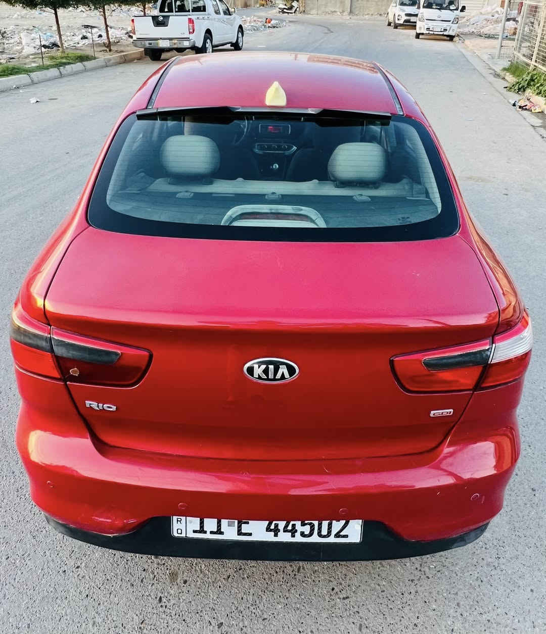 يالله
كيا ريو 2017 
محرك 1600ccm
حادثها فقط الجاملغ 
وصار بيها صبغ قطع اثر شخوط 
السياره مكفوله لغد شاصي دواخل 
صدر جديد مبدل 
كير محرك مكفول 
تبريد ثلج 
السعر 80 قفل  
مكاني بغداد الغزاليه 
***********
