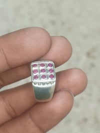 خاتم ياقوت أفريقي • قياس ٢٢ • صياغة يدوية ثقيلة