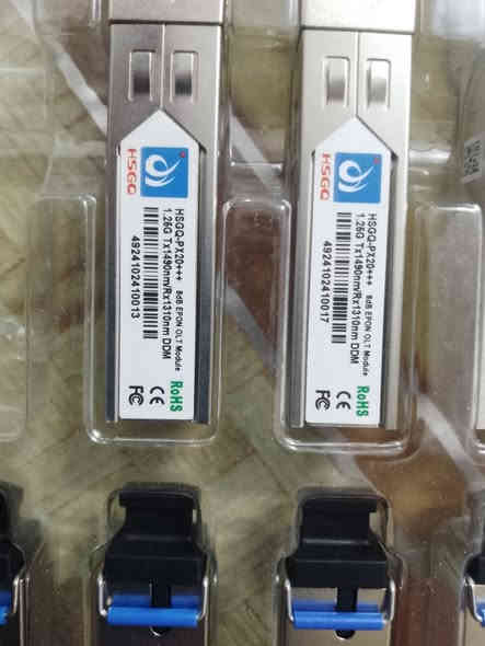 Sopto SFP 10G LR 20km m
نوع الكونكتر : LC Duplex

المسافة : 20km

حجم البيانات : 10G

الطول الموجي : 1310nm

نوع الشعرة : Single Mode

التوافق :  مع اجهزة المايكروتك 

السعر : 25$
وبيه مجال للطيبين

للإستفسار عن الأسعار والتفاصيل يرجى الإتصال أو مراسلتنا عن طريق تطبيق الوتساب على الرقم
***********
