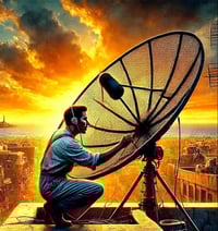 📡 📡تنصب صحن ستلايت  📡 📡 1️⃣تنصيب كل انواع الصحون  2️⃣تعديل الإشارة📉📈📉📈...