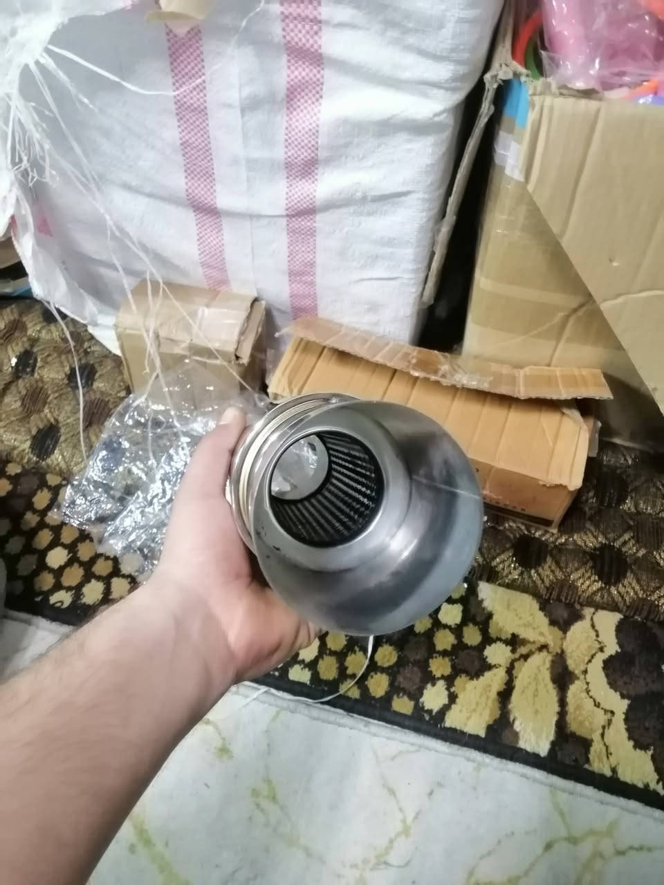 سلام عليكم 
صالنصه بهل شكل
فلترهه هم بيهه السعر
٣٥ مع توصيل


**إذا كنت صاحب هذا الإعلان وتريد حذفه لأي سبب، رجاءا أرسل رسالة إلى الدعم الفني**