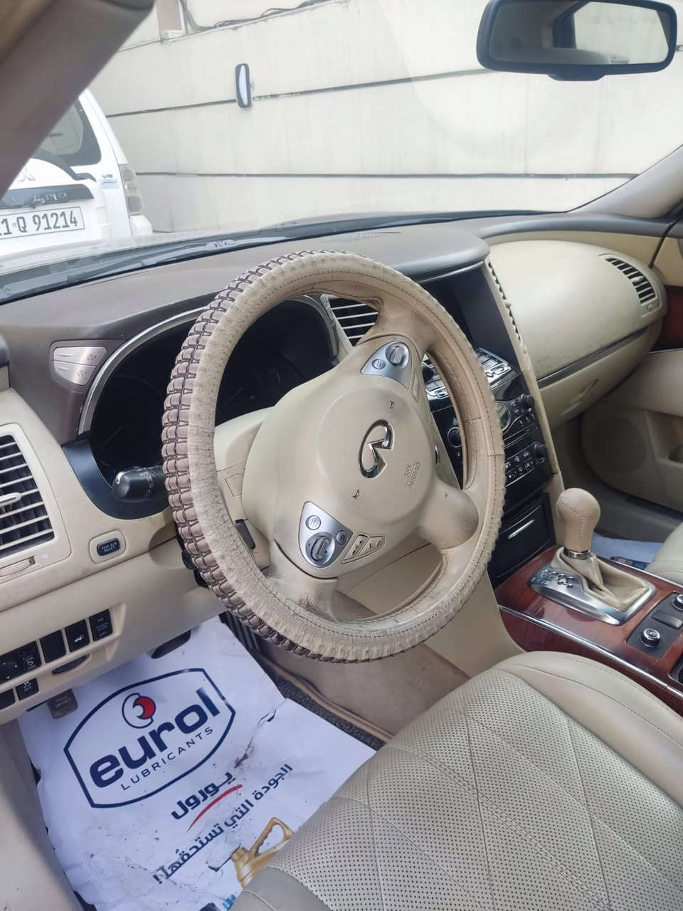 سياره نيسان انفينتي fx35 موديل 2012 خليجي عالبلاد ماشيه 150 الف حقيقي قابل للزياده استخدام بيت  بدون حادث فقط صبغ دعاميات للجماليه نتيجة شخوط وعلى الفحص / فول اوبشن/فتحة سقف / سلايد كاميرات اطارات جديده  وحساسات ……***********
