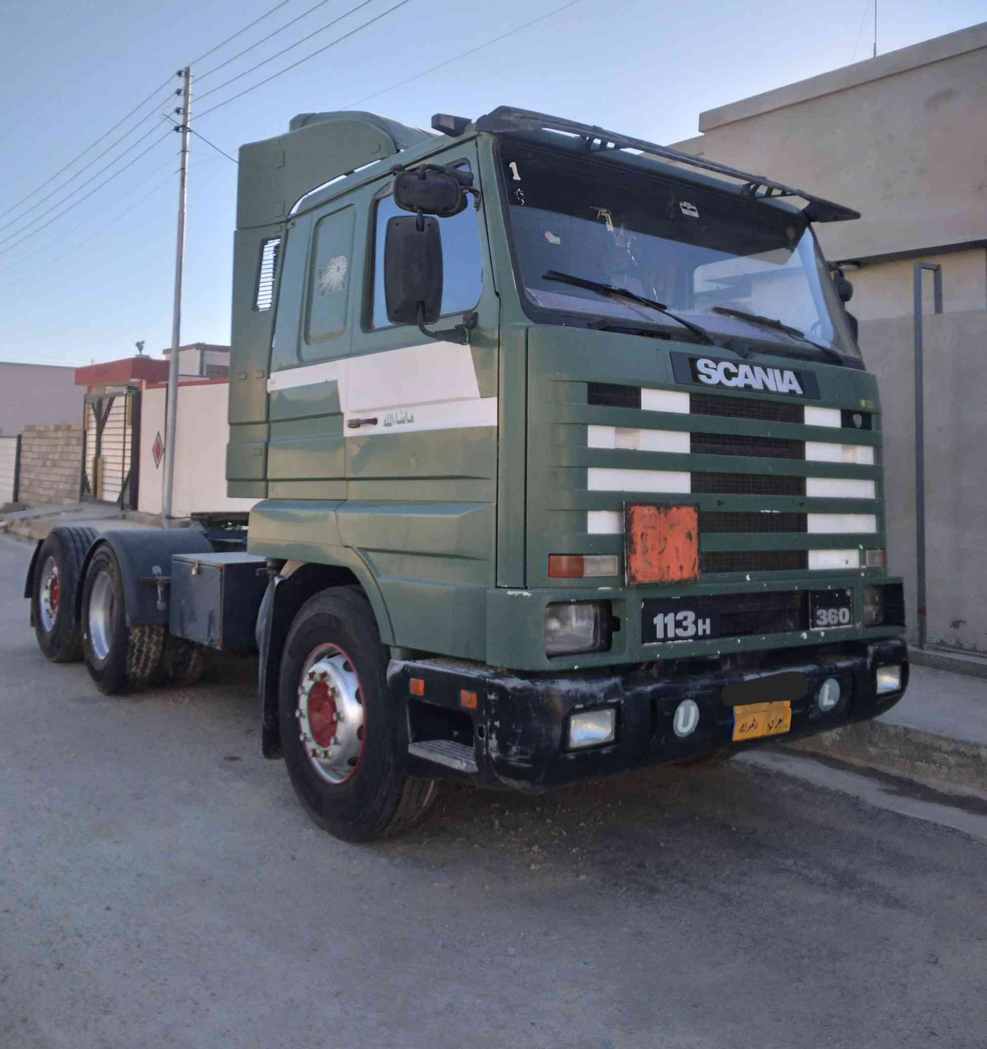 السلام عليكم
للبيع تريلة سكانيا بطه سنكل جوبليس 113 

موديل 1995 رقمه دهوك تحويل شرط 

مكينة فحمي 

الكير 900

شاصي 10

بم عادي 

عربانة ثلاثة محاوير أوربي طخم تواير 11 R

رقم الهاتف / ***********

العنوان / محافظة نينوى/ قضاء تلعفر
