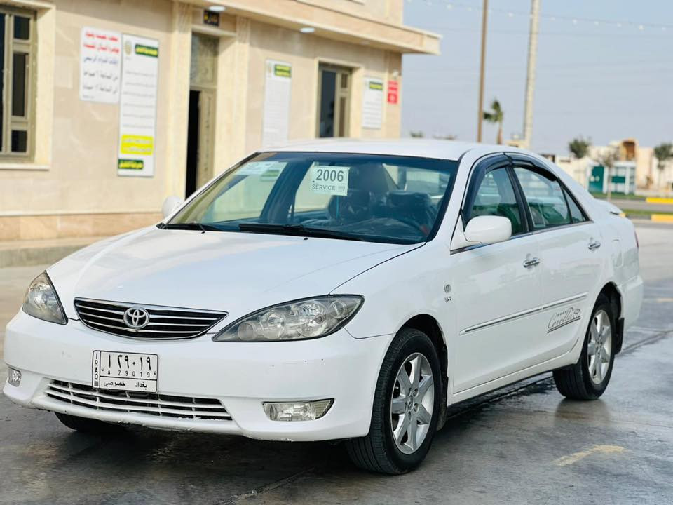 السلام عليكم.   للبيع كامري.   موديل 2006
رقم بغداد.   مشروع وطني.     تحويل مباشر 

خليجي.    محرك.  2400.    كير.   محرك
صدر.  تبريد.    جاهزه من كلشي.   شرط الفحص

صبغ بنيد.      وشويه بدوسات 

مكاني. الأنبار.  الفلوجه.   الكرمه
السعر.   105. $ وبي مجال 

رقم هاتف.    ***********
