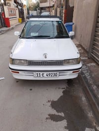 متاح كورلا 91  بغداد سنوية 30 باسمي محرك 1600 حاوية كير دنفش 5نمر المر...