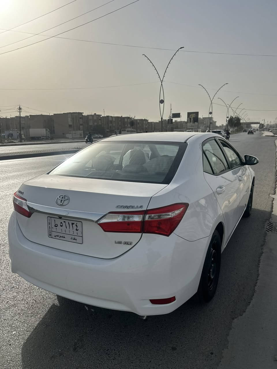 السلام عليكم
كورلا موديل 2015 خليجي استلام الشركه العامه 
فئه XLi 1.6 
ماشيه 130 الف كيلومتر
مكفولة من الصبغ والتبديل كفالة عامه
محرك كير مكفول
حداديه امامي خلفي جديدة 
محرك 1.6
رقم بغداد
مشروع وطني
تحويل ثاني يوم
سياره جاهزة للاخير 

للاتصال  ***********
مكان واسط - الكوت
