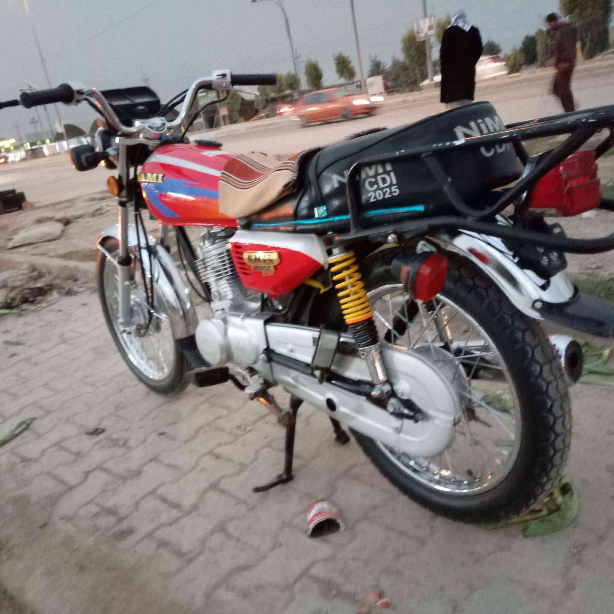 السلام عليكم دراجه نامه 25 امتياز اوراق سكنر دراجه مقفوله محرك ما مفتوح مكان احله  شارع 80 السعر خاص ***********
