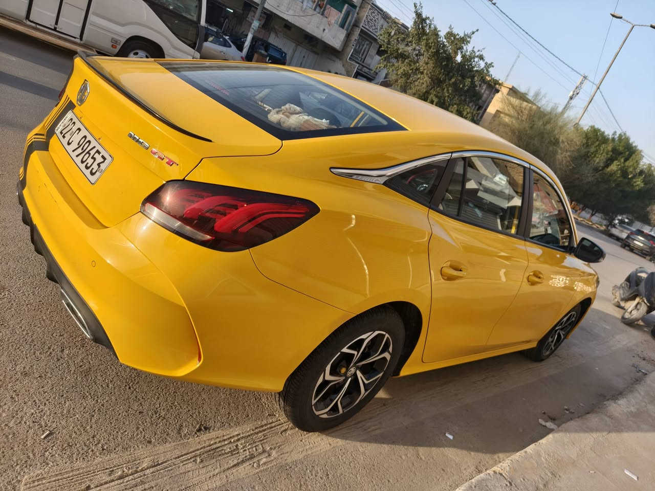 السلام عليكم شباب 
MG gt 
2023 
السعر 110$ 
للاستفسار ... ***********
مكاني بغداد / الكرخ
