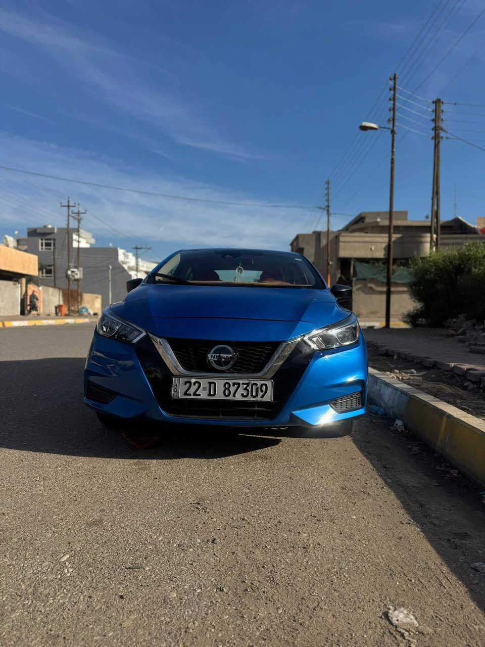 نيسان فيرسا وارد امريكي موديل ٢٠٢٢ رقم اربيل سنوية  ٢٠٢٨ ضررها باب السايق وباب خلف السايق  تبديل والجاملغ الامامي بارد فقط للاتصال والاستفسار الاتصال *********** 
مكان السيارة كركوك سعرها ١١٨$ وبيها مجال
