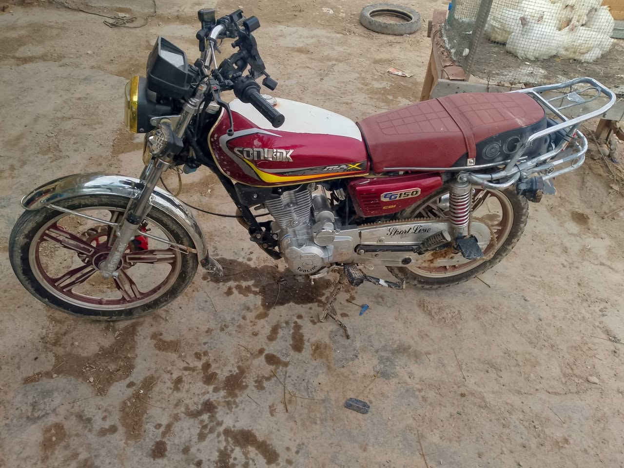 سلام عليكم دراجات للبيع سيفان موديل 23 لا تبخير ولا تنقيص محرك ما مفتوح نشاط فول اوراق كامله نقص بس باتري سعر 600بيه مجال بسيط حك جيتاك مكان بلدروز أما عسكر ***********
