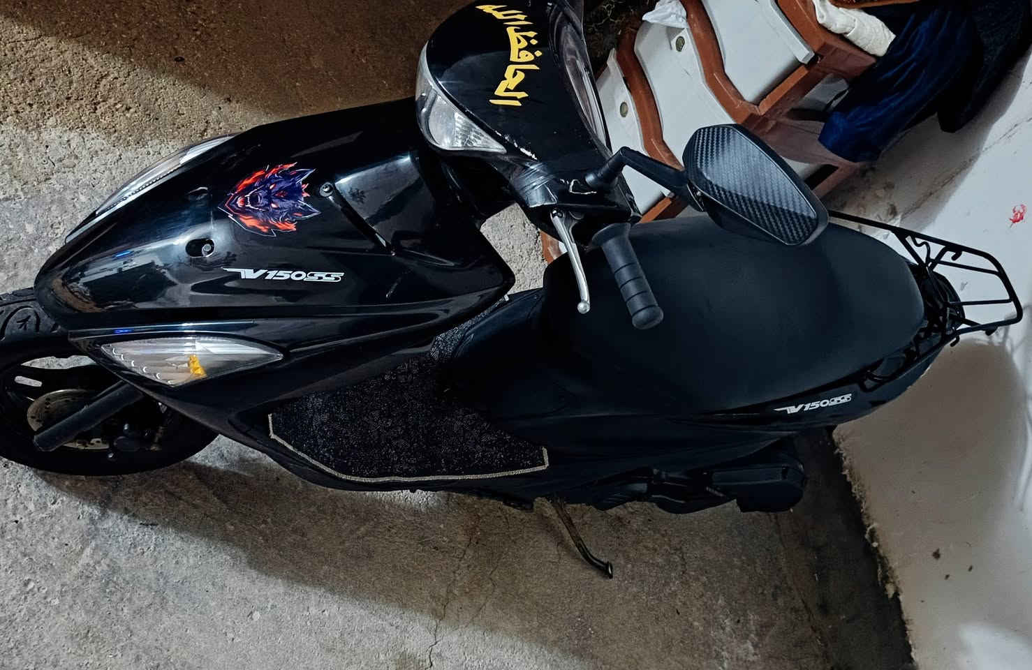 #الجميع
بسم الله ماشاء الله صلو على الحبيب محمد
#متاح دراجه ساسوكي ادرس #ياباني نوزل نكره سلف الدراجه رنبه الدراجه لوك نضافتها 100 100 الكهربائيات كلها شغاله مكانها فلوجه ملاحظه الدراجه بدون اوراق وكفلها من كل عيب السعر 650 للاستفسار  ‏‪***********‬‏
