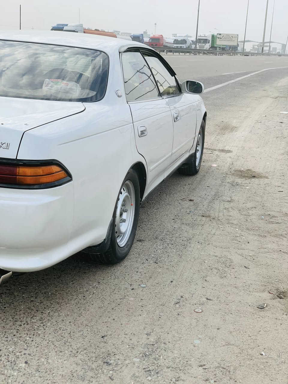 سلام عليكم مارك نفخ سياره نضيفه ومال جناي مكينه كير عله الفحص تبريد ثلج ويه سويج منضومه كامله جديده تخم تاير جديد علمن السياره (نقل جثه) سعر ٥٠ عنواني بصره معقل رقم *********** رقم بصره باسمي سنويه ل٢٨
