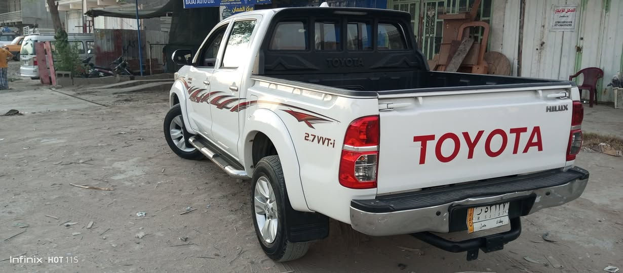 السلام عليكم بيك اب تويوتا موديل 2014 جديده اي نقص ماكو  كير محرك جديد مقفوله عده صبغ موضح لكم بالمقطع الفيديو على قد اربع اصابع فقط مال بيت استخدام شخصي عنوان بغداد السعر 220 بيها مجال للاستفسار ***********
