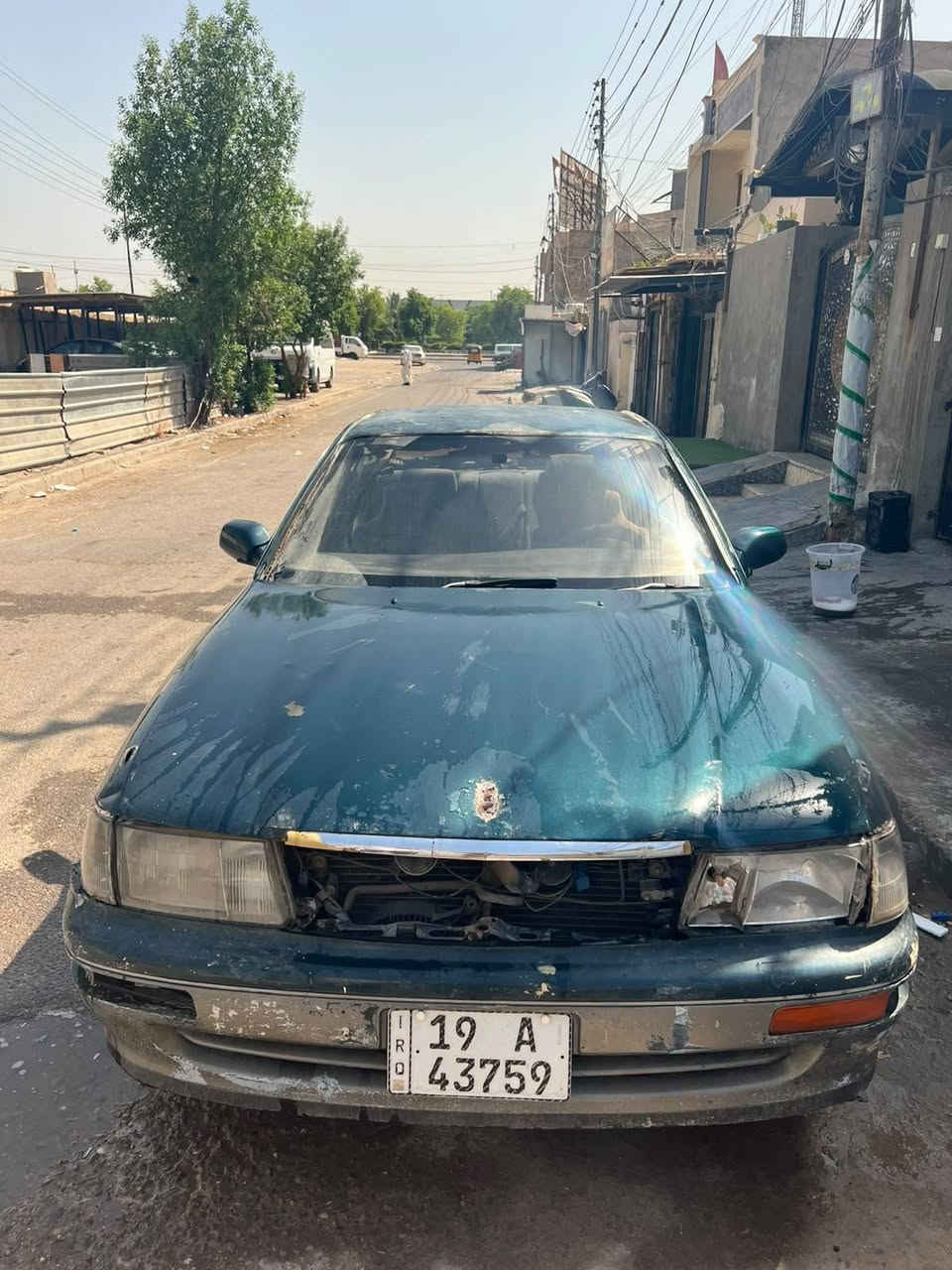 سلام عليكم سياره معروضة للبيع بسم اخويه تحويل مباشره عنوان بغداد سياره معروضة ٤٠ ورقه بيها مجال هذا رقمي *********** مكينه كير اكسل خير من الله
