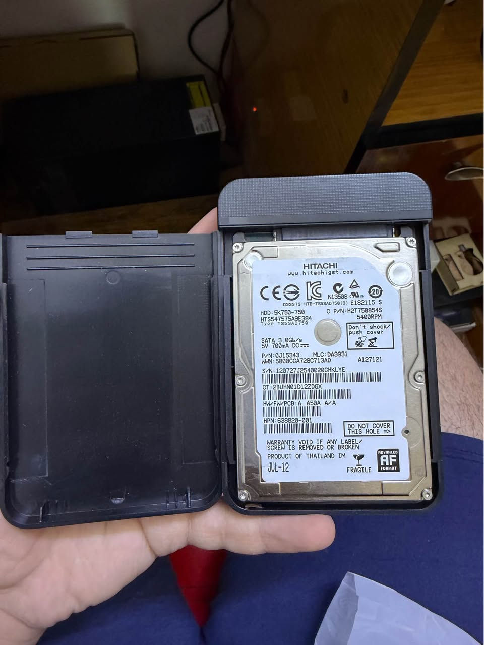 هارد خارجي SATA مساحه 750 كيكا جديد ب 75 قفل ماعندي توصيل بغداد, العراق


**إذا كنت صاحب هذا الإعلان وتريد حذفه لأي سبب، رجاءا أرسل رسالة إلى الدعم الفني**