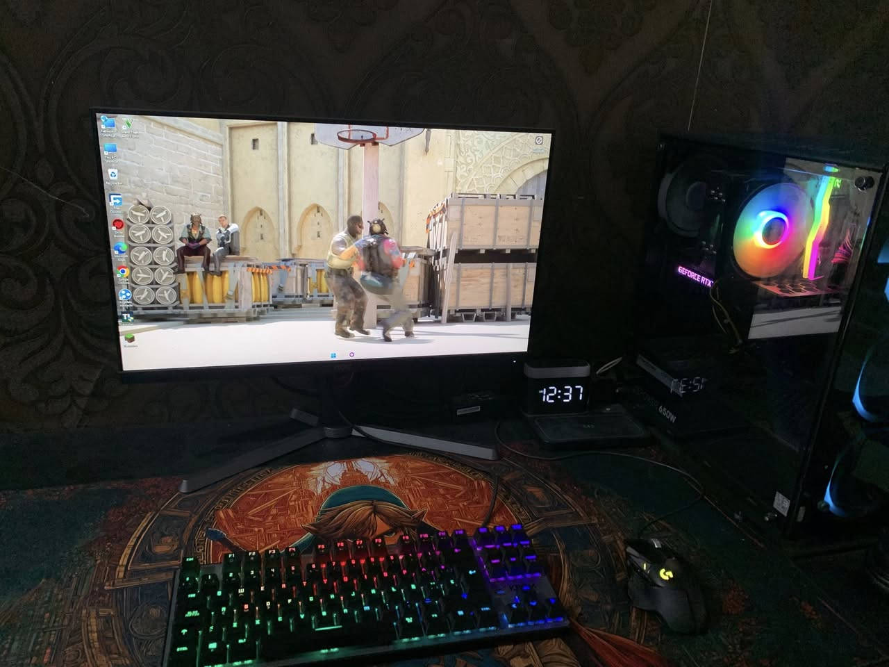 سلام عليكم
PC للبيع
المواصفات
معالج:AMD Ryzen 5 5600X 6-Core Processor (12 CPUs) ~4.7GHz

كرت شاشة:NVIDIA GeForce RTX3060 12G 2FAN

مذر بورد : ASUS PRIME B450 M-K

الرامات: T.FORCE 32G Speed 3600MT/s

الذاكرة 1: M.2 1T Speed 3200 Lexar
الذاكرة 2: SSD 128G Speed 6G Lexar

بور سبلاي : Thermaltake 650W +80 SILVER

مبرد معالج : DeepCool هوائي RGB

الكيس : Yuhui 4FAN 

الشاشة : AOC 180Hz 0.5ms FHD

الماوس 1: LOGITECH G502 hero
الماوس 2: X TRIKE ME GM-323

كيبورد 1: KROM RGB متغير ميكانيكي
كيبورد 2: 

سماعة : Hyper X Cloud 2

سوبي اس : FANTOM 1500

ماوس باد 120X50

Windows 11pro

‎السعر مليون و ٣٠٠     1300
‎مكاني بغداد الشعب حي اور 
‎الشراي يتصل ***********
