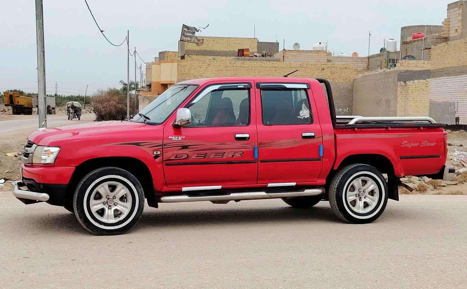 بيكم دير  2012  رقم قادسيه سنويه مجدده مشروع وطني مكفول من ضربه وتبديل  محرك حداديه كله جديد تخم تاير تبريد تدأفأه شغالات سيار مال جناي السعر(48)وبيه مجال لشرايي يتصل *********** مكان نجف مفرك المشخاب
