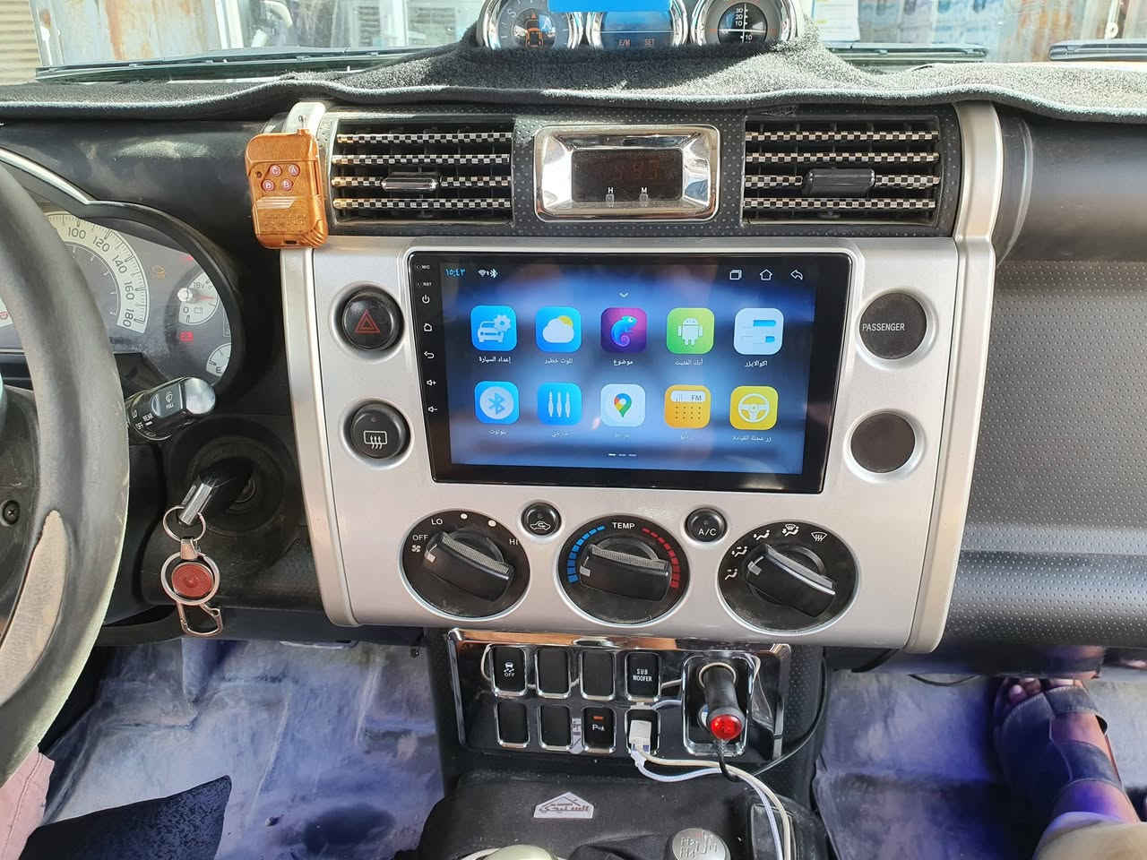 #توفر_توصيل لكافه المحافظات
تم ربط تاب  أف جي فول مواصفات شاشه كزاز 
  نظام ips  واضح من ٤ جهات
اكو نوع ٦٥ الف
اكو نوع ٧٥ الف 
اكو نوع ٨٥ الف
و ٩٥ الف
مواصفات الشاشة 
١-شاشة لمس فول HD ضد الكسر  
٢-بلوتوث 
٣-اوكس (AUX)
٤-فلاش (USB)
٥-نظام اندرويد انترنيت
٦-اشغل كامرة
٧-اصدار ال18
٨- الذاكره 64.. العشوائي 4
٩-تحديد موقع. نظام GPS
١٠-صوت استريو واضح جدآ
١١- راديو 
#العنوان بغداد السنك مجاور مجمع الغفران التجاري
للأتصال[ ***********
