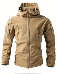 جاكيت تكتيكي • مبطن فرو • مقاس ١٠٠-١١٠