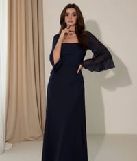 فستان طويل • نيلي • مقاس XL