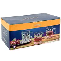 اكواب شاي • زجاج ثقيل • دايموندس