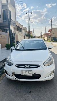 هونداي اكسنت سحب 2016 للبيع وارد خليجي محرك 14 دوش ضررها موضح بل صوره ...