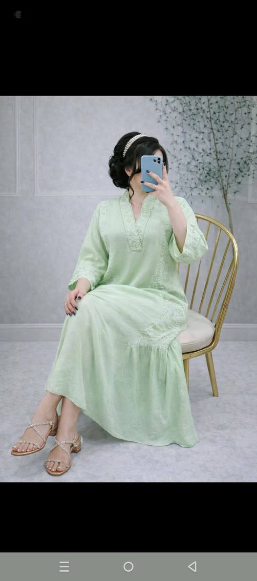 #مجمع_ملك_الاسعار       #العيد_ويانة_غير
دراعة لنن كويتي تطريز+ستراس ع الطول 
القياس/L-XL-XXL-3XL      السعر/٢٠,٠٠٠ فقط
الرمادي/التأميم القادسيةالثانية قرب مدرسة🏫 الحوراء
Yassin Fallah             ***********
