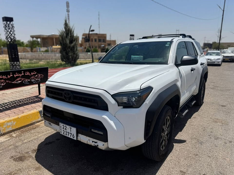 للبيع … تويوتا فور رنر (2025  SR5)
محرك 2.4 توربو
فور ويل
7 راكب 
تشغيل عن بعد 
ماشية 16 الف كيلو 
يوجد صبغ قليل في البونيد وتعديل بارد
ايرباك استيرن راجع بلادي 
شاشة إلكترونية 
رقم شمالي
 السعر 42.500 وبيها مجال
للاستفسار:- ***********
