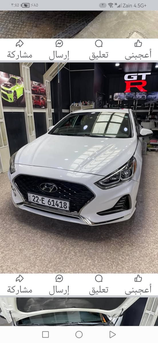 السلام عليكم سوناتا 2019 محرك 2400جي دي آي فول واحد على واحد ماشيه ٦٥ السعر ١٥٥ رقم الهاتف *********** ***********
