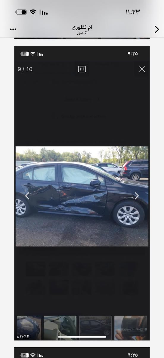 كورلا ٢٠٢٢ محرك ٢٠٠٠ حادثها موجود بالصوره السياره جديده مكان السياره بغداد كراده السعر ١٤٠ وبيها مجال رقم أربيل باسم عربي اتريد وكالة تحويل هاتف ***********
