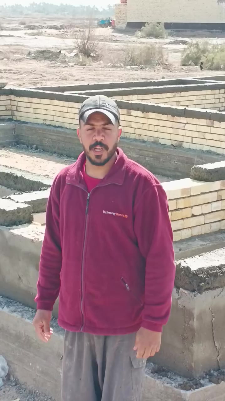 تم انجاز عملنا لهذا اليوم للمقاول  ابو سراج الحارثي شغل درجه اولى نظافه ودقه وسرعه هندسه البناء احمد الچمالي شغل روووعه تحياتي لكم جميعا # @إشارة***********
