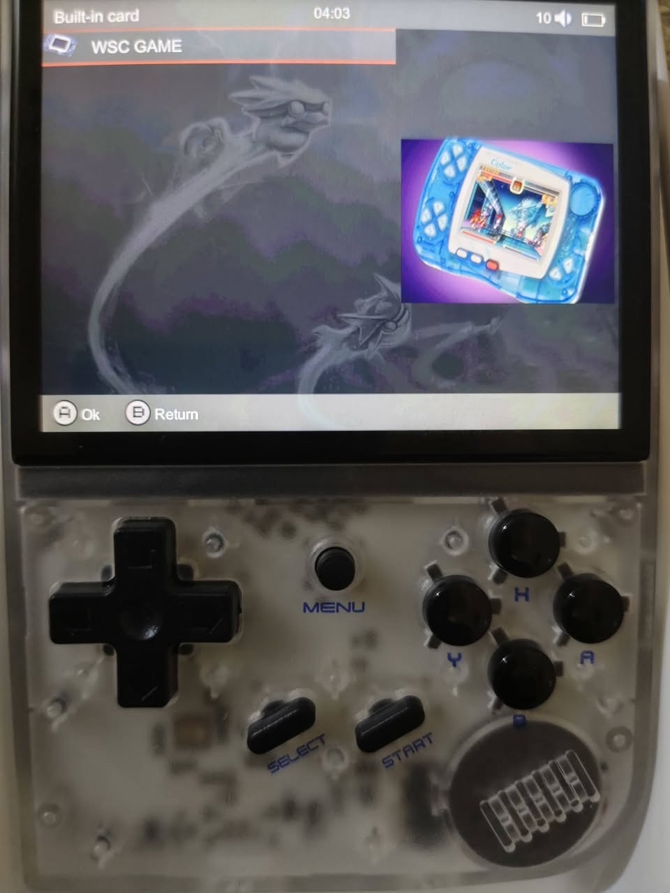 السلام عليكم 
ANBERNIC RG35XX 🎮
جهاز ألعاب ريترو محمول ، يشغل مجموعة كبيرة من الألعاب الكلاسيكية بسلاسة.
✔ شاشة واضحة ومريحة للعب
✔ بطارية جيدة
✔ جميع الأزرار تعمل بشكل طبيعي
✔ بطاقة ذاكرة موجودة ومجهزة بالألعاب بحجم 64 
✔ يأتي مع الكارتونة الأصلية وكيبل الشحن 
مناسب لمحبي ألعاب الزمن الجميل وأجهزة الألعاب المحمولة، والجهاز جاهز للاستخدام مباشرة.
📩 للاستفسار أو التفاصيل أكثر، راسلني على الخاص.


**إذا كنت صاحب هذا الإعلان وتريد حذفه لأي سبب، رجاءا أرسل رسالة إلى الدعم الفني**