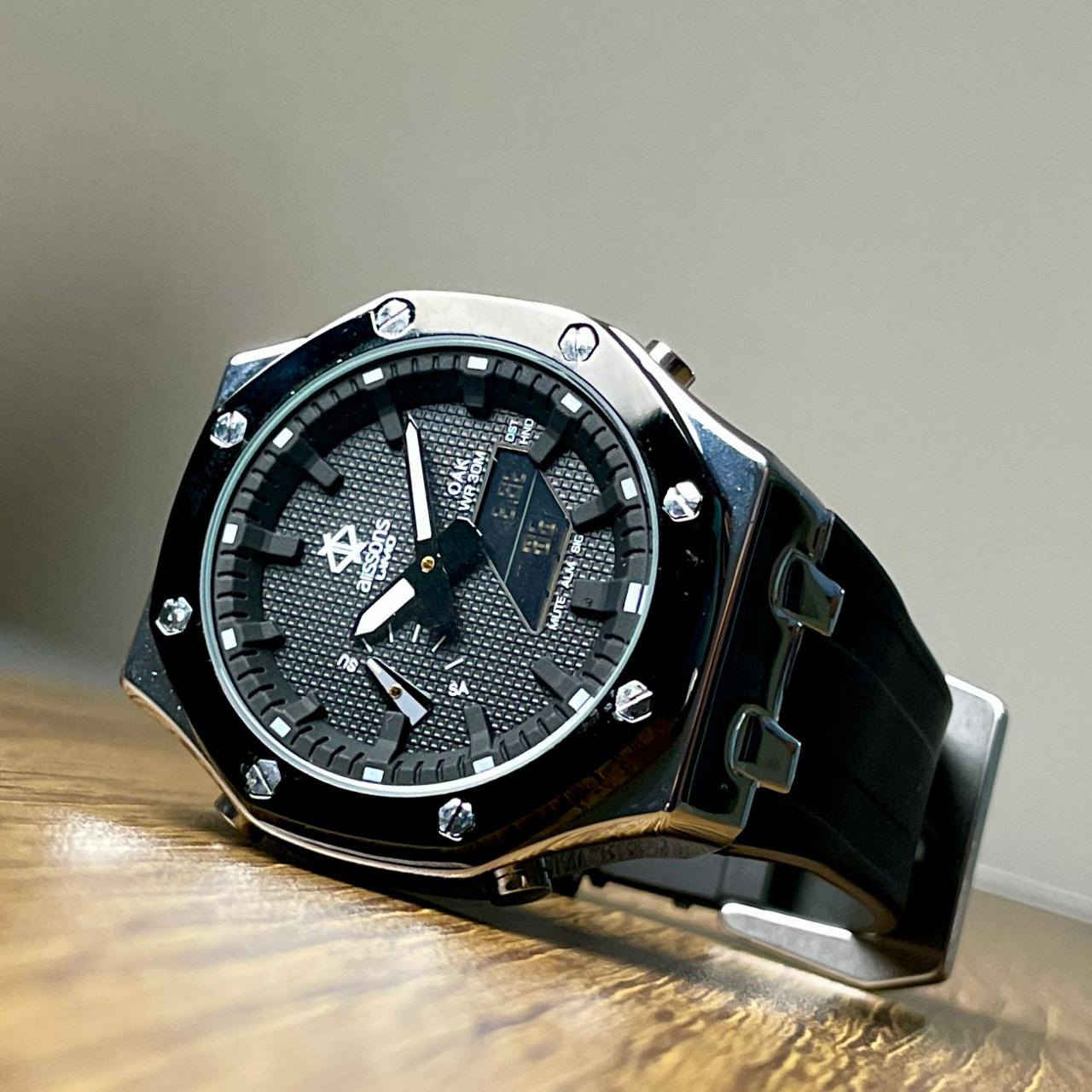 ⌚🔥 AP Watch – فخامة الأداء والتصميم في ساعة واحدة! 🔥⌚
لو بتدور على ساعة تجمع بين الشكل المميز والإمكانيات العملية…
AP Watch اختيارك المثالي 👌

✨ المواصفات:
✔ شاشة رقمية + عقارب (مكينة ماتور قوية)
✔ يوم + تاريخ
✔ منبّه
✔ ستوب واتش
✔ إضاءة ليلية واضحة
✔ ضد الماء وضد الضوء
✔ بتيجي بالعلبة + الكتالوج + الشنطة الأصليين 🎁

ستايل رياضي أنيق يناسب كل الإطلالات 👕🕶
عملية في الشغل، الجامعة، والخروجات 💯

📦 جاهزة للتسليم

#AP_Watch 
#ساعة_رجالي 
#ساعة_رياضية 
#ستايل_عصري 
#ضد_الماء


**إذا كنت صاحب هذا الإعلان وتريد حذفه لأي سبب، رجاءا أرسل رسالة إلى الدعم الفني**