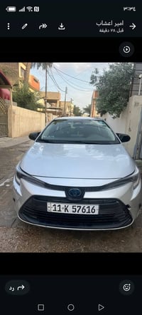 كورلا 2024هايبرد ياباني اصل موصفات .. LE.. وارد امريكي رقمها بغداد.. ا...