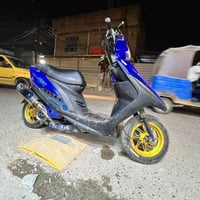 للبيع دراجه ماكس اربع ولفات ٥٥ مكينه راجعه وصالنصه حلزوني وخير من الله...
